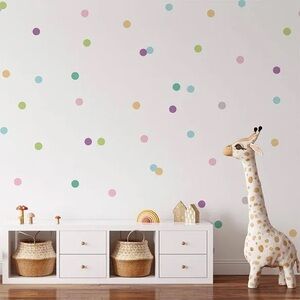 Colorful Polka Dot Wall Decals